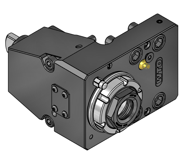 Wto APT-40 OD Drill/milling Unit - For ER Collets DIN 6499B External ...