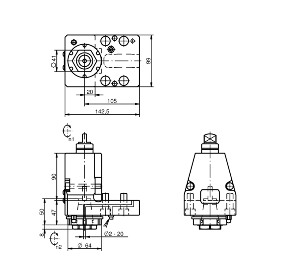 Wto APT-40 OD Drill/milling Unit - For ER Collets DIN 6499B External ...