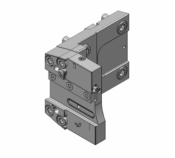 Wto BMT-55 Cut-off holder, adjustable, LEFT Internal coolant supply for ...