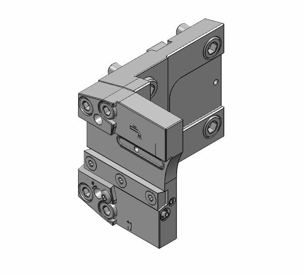 Wto BMT-55 Cut-off holder, adjustable, right Internal coolant supply ...