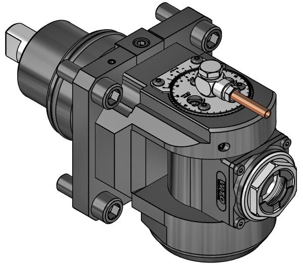 Wto BMT-75 Adjustable angle drill/milling unit - for ER collets ...