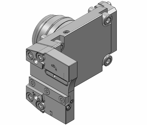 Wto CDI-168 Cut-off holder, adjustable, right Internal coolant supply ...